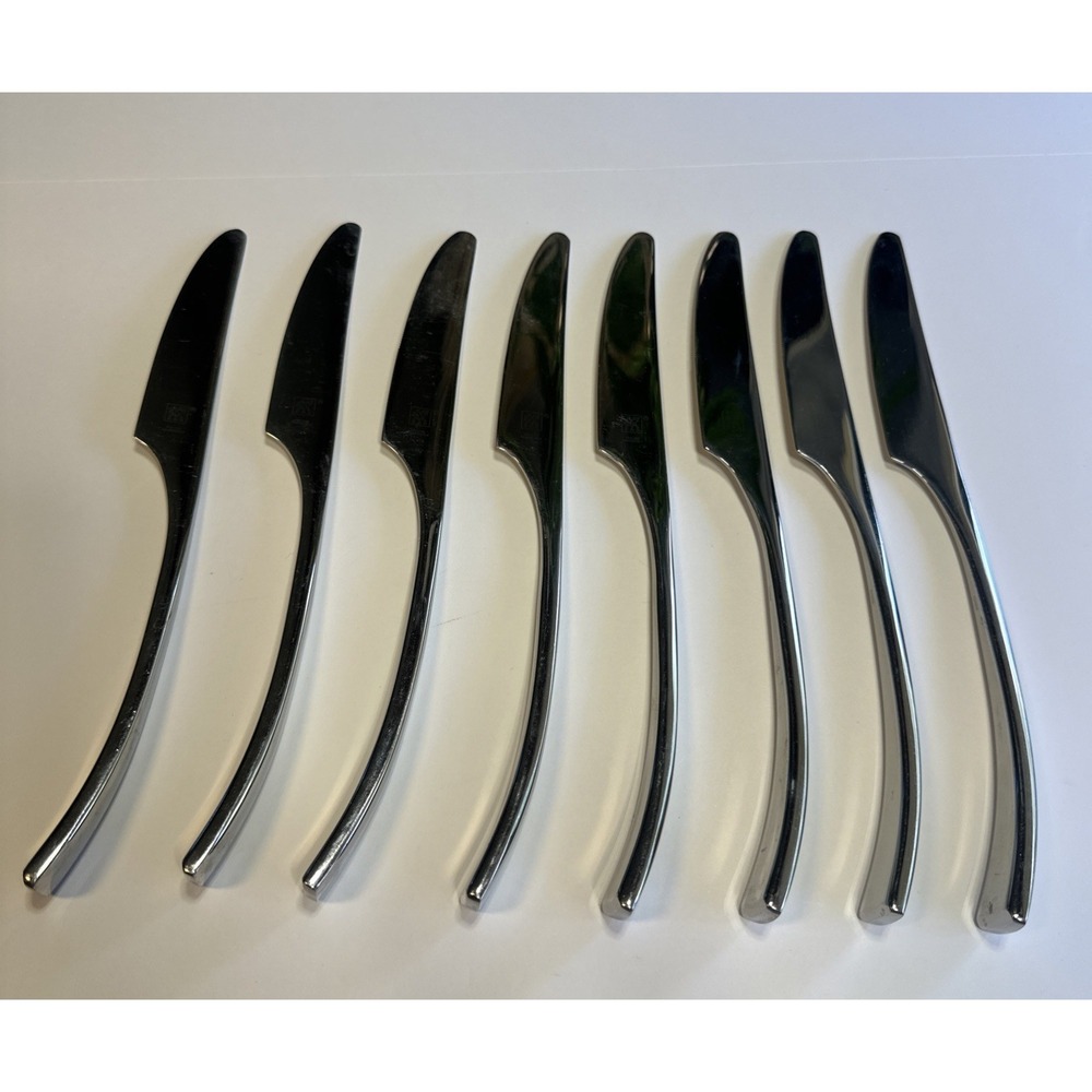 Zwilling J A Henckels BELLASERA Dinner Knives (Set of 8) Glossy NEW 9 1/4"